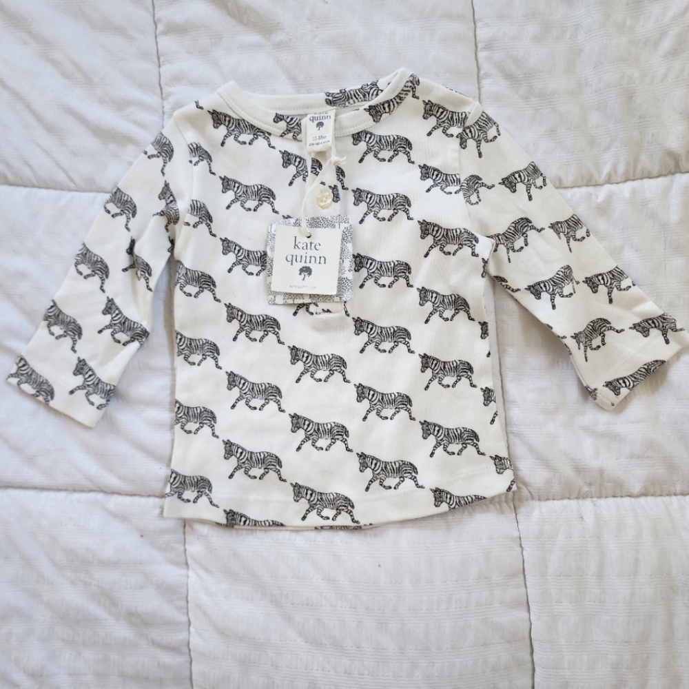 Kate Quinn Long Sleeve Button Henley